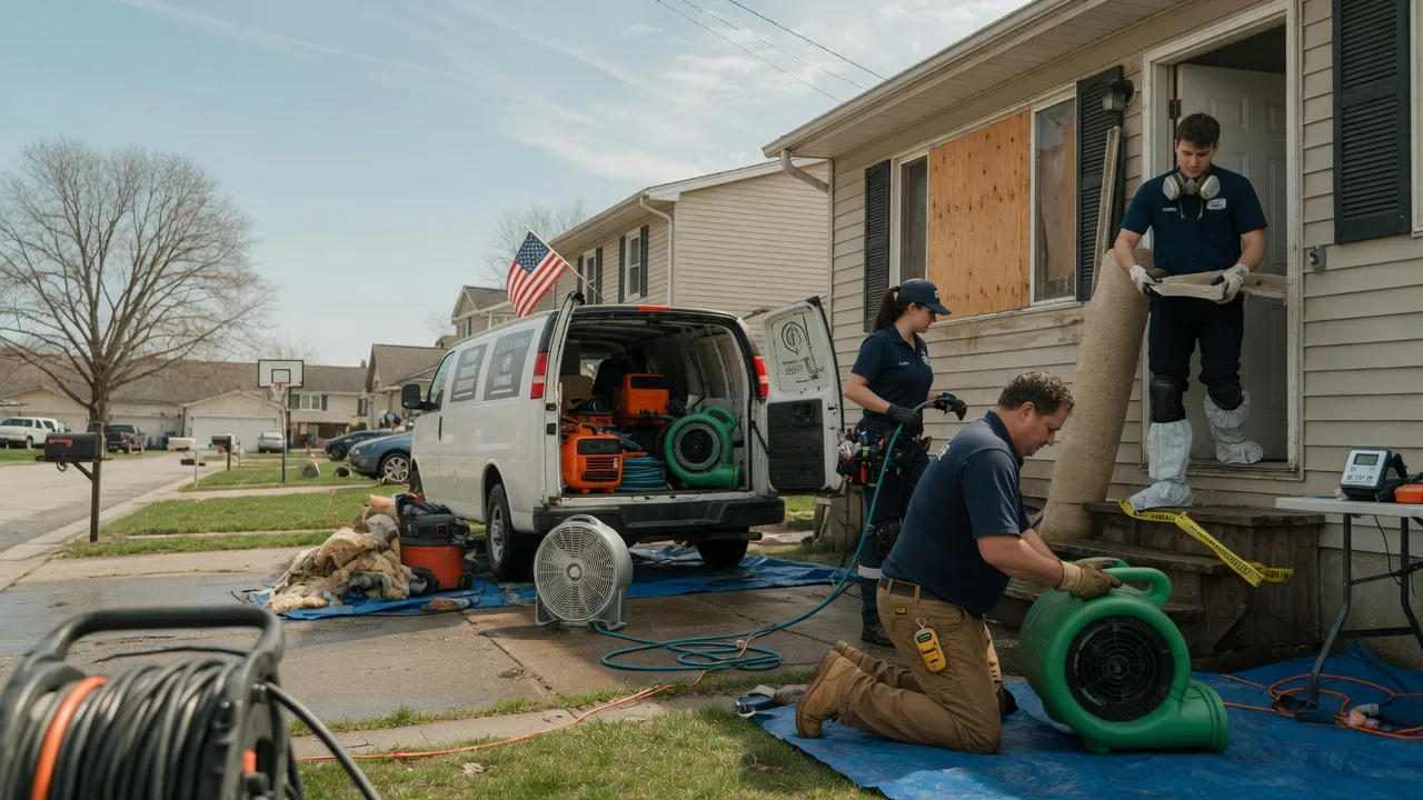 Water Damage Restoration in Thornton, PA near me